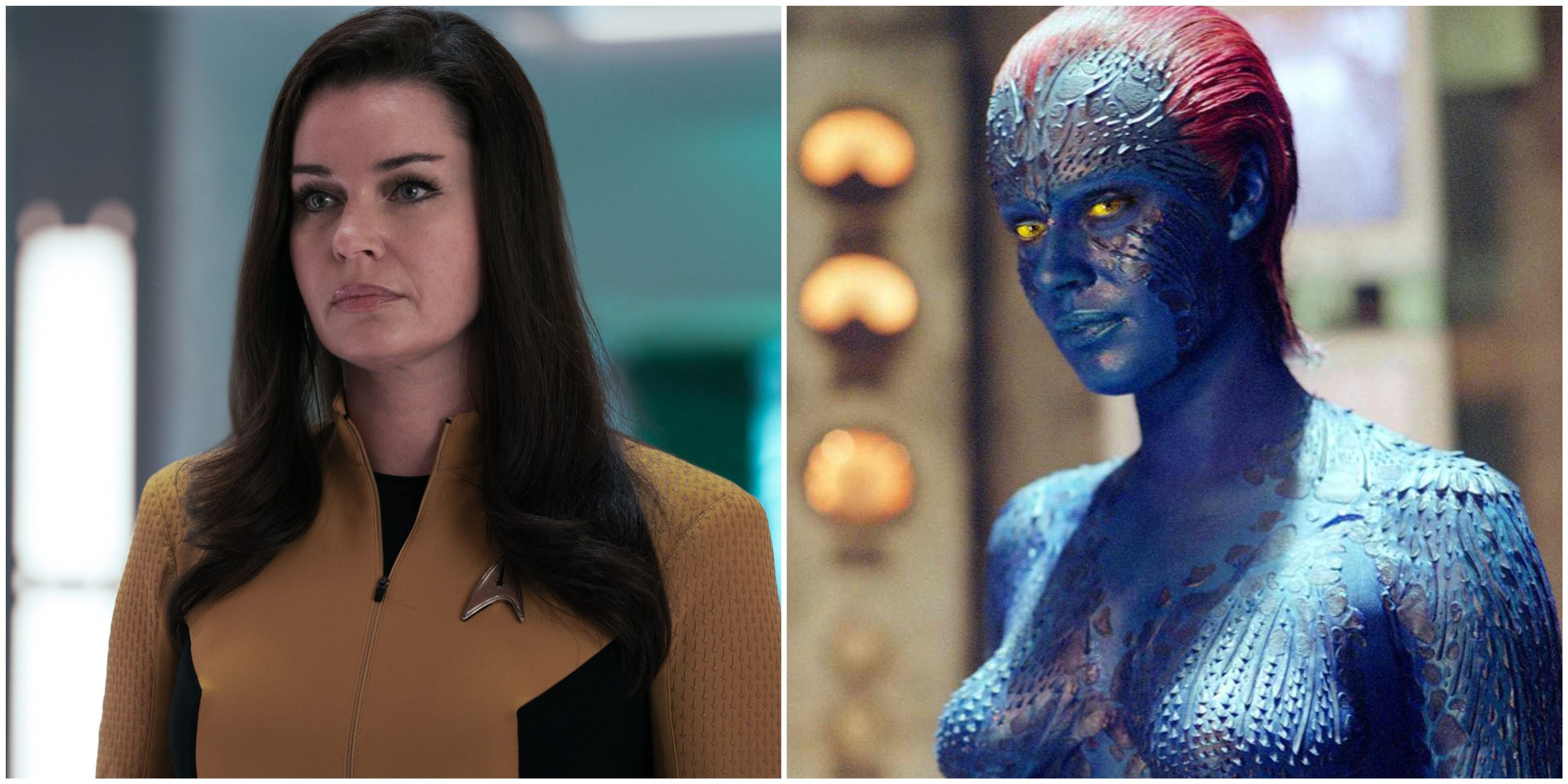 Rebecca Romijn em Star Trek: Strange New Worlds e X2: X-Men United