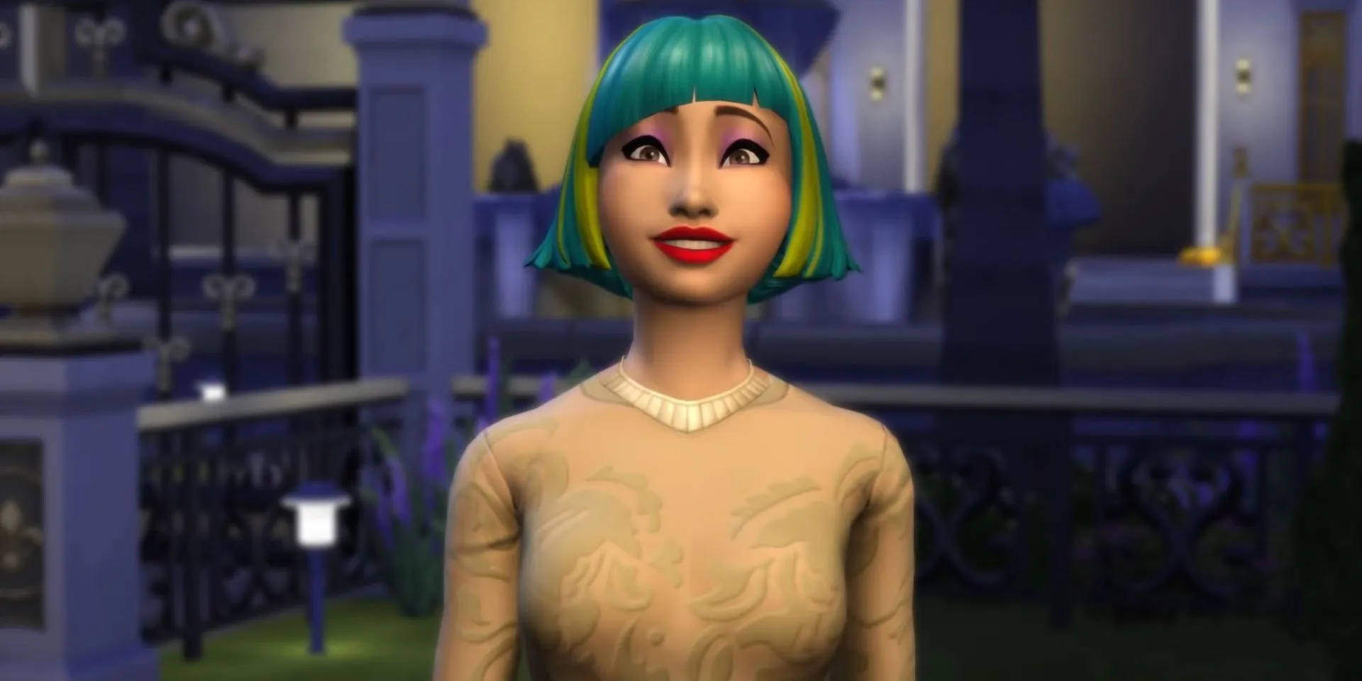 Un sim a la moda de Los Sims 4