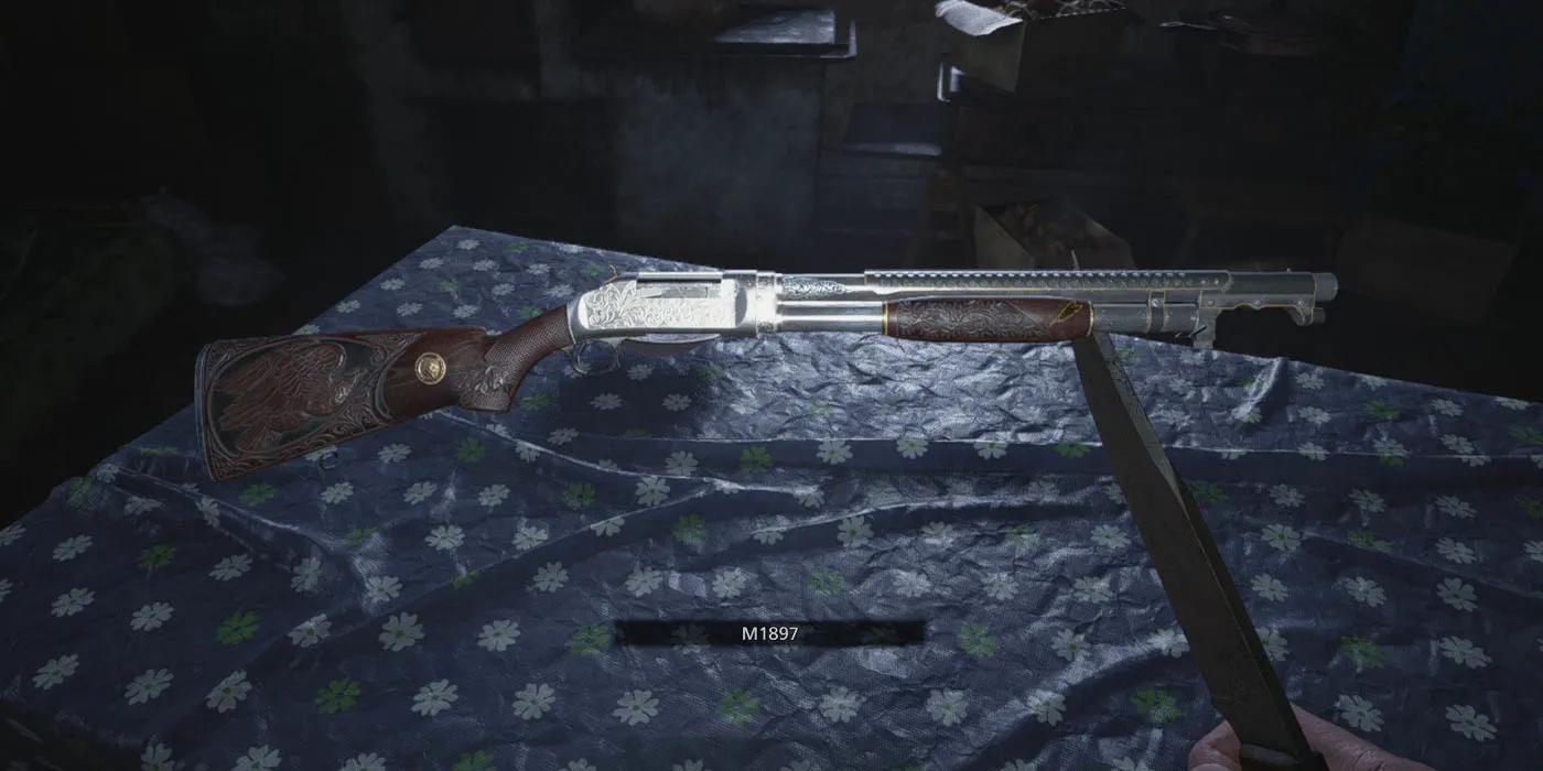 Fusil de chasse M1897 Resident Evil 8