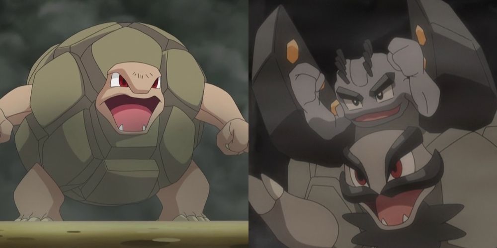Golem di Kanto e Golem di Alola nell'anime di Pokemon