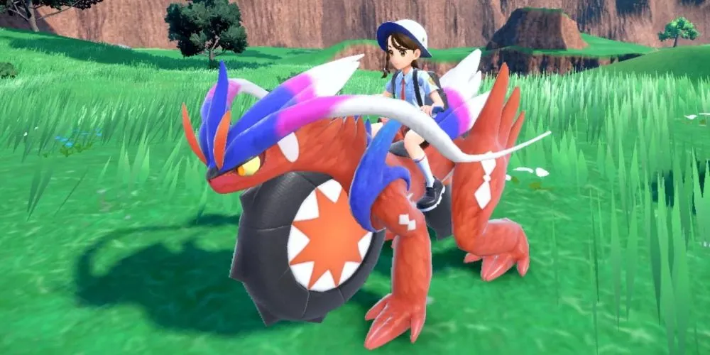 Capture d'écran du gameplay de Pokemon Écarlate/Violet