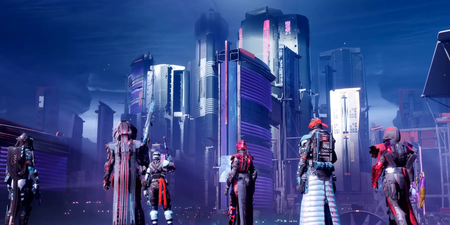 Городской пейзаж Неомуна в Destiny 2