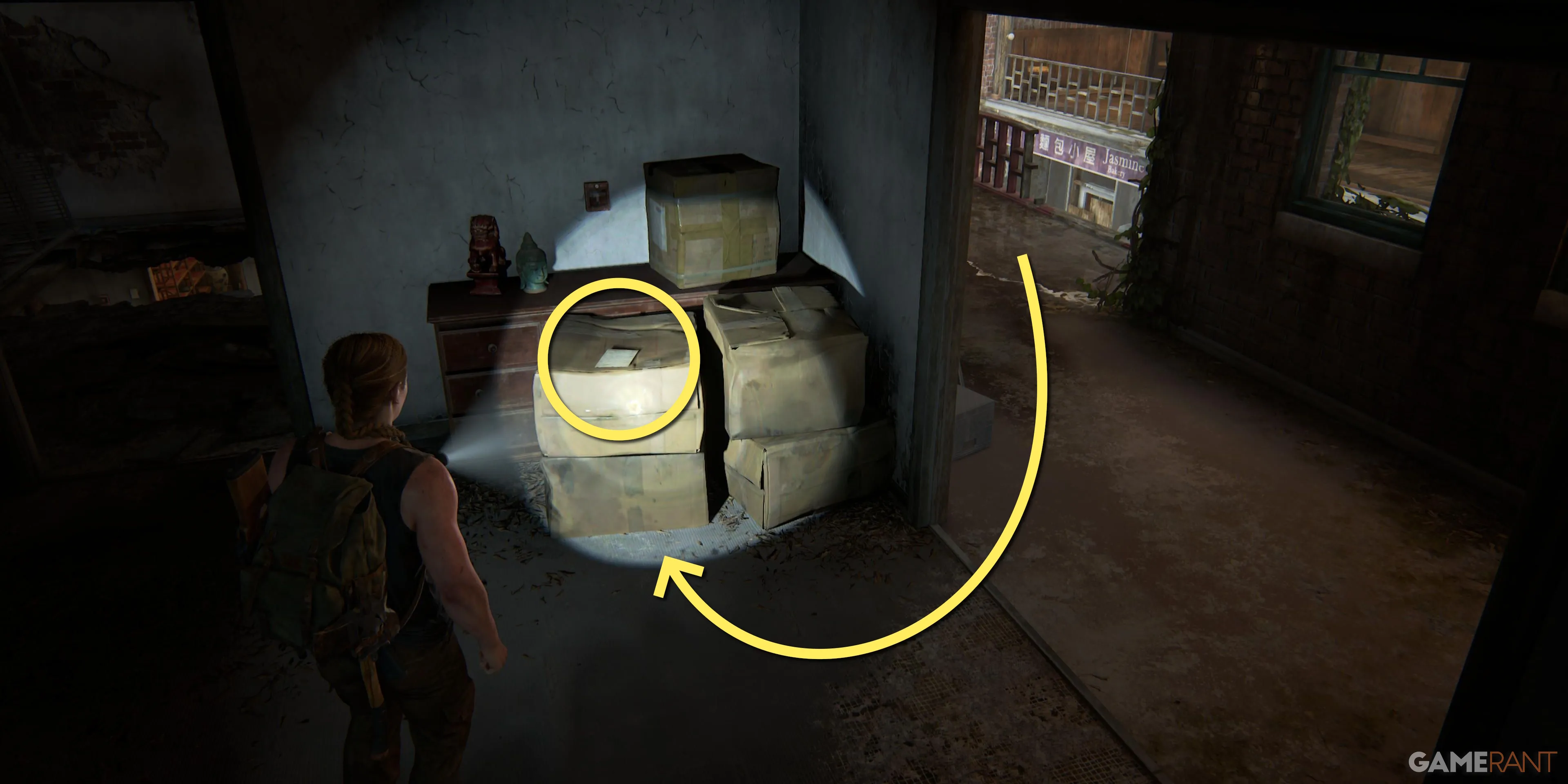 The Last of Us™ Part II artefact territoire hostile coffre-fort boulangerie jasmine