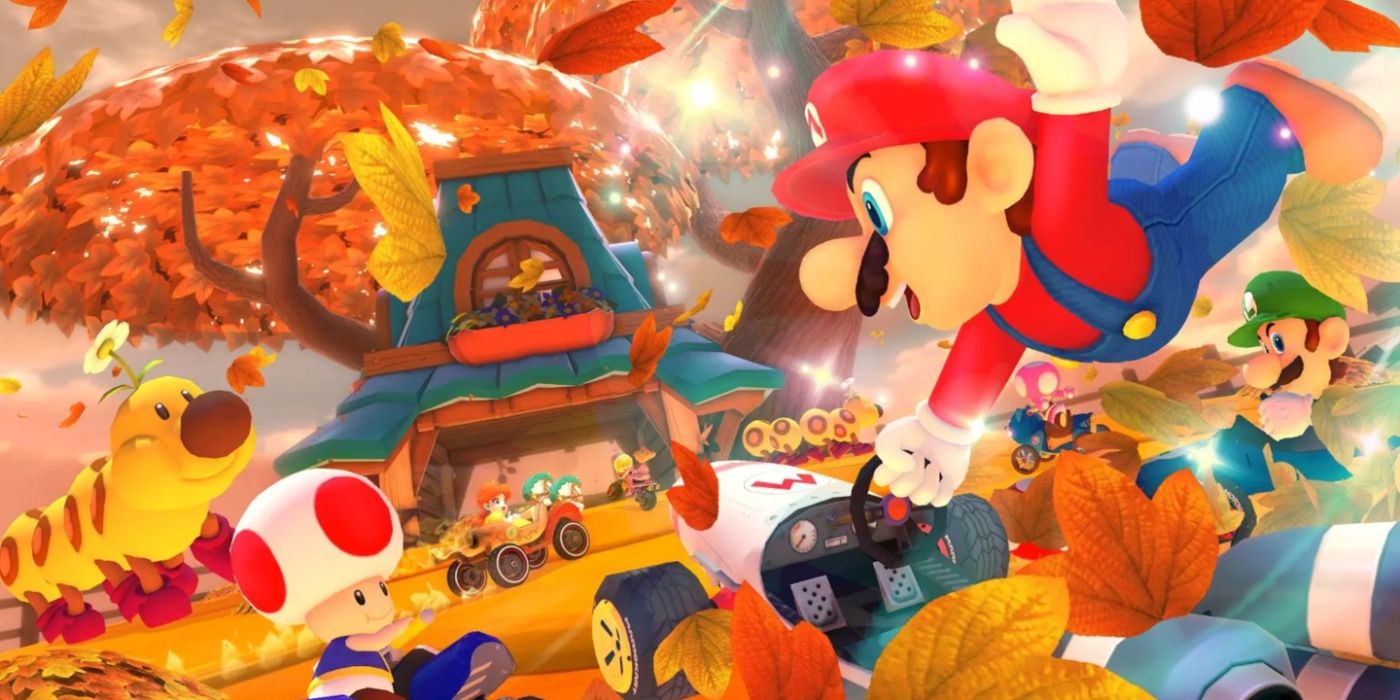 Promo DLC Maple Treeway di Mario Kart 8