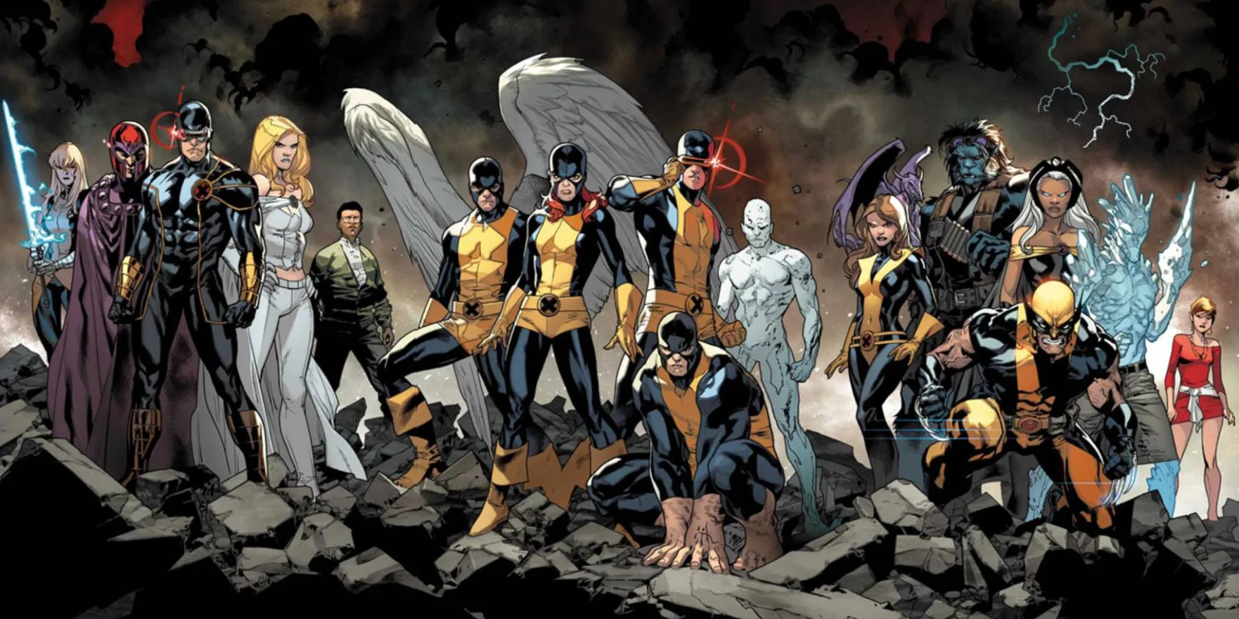 Рисунок команды из All-New X-Men #1