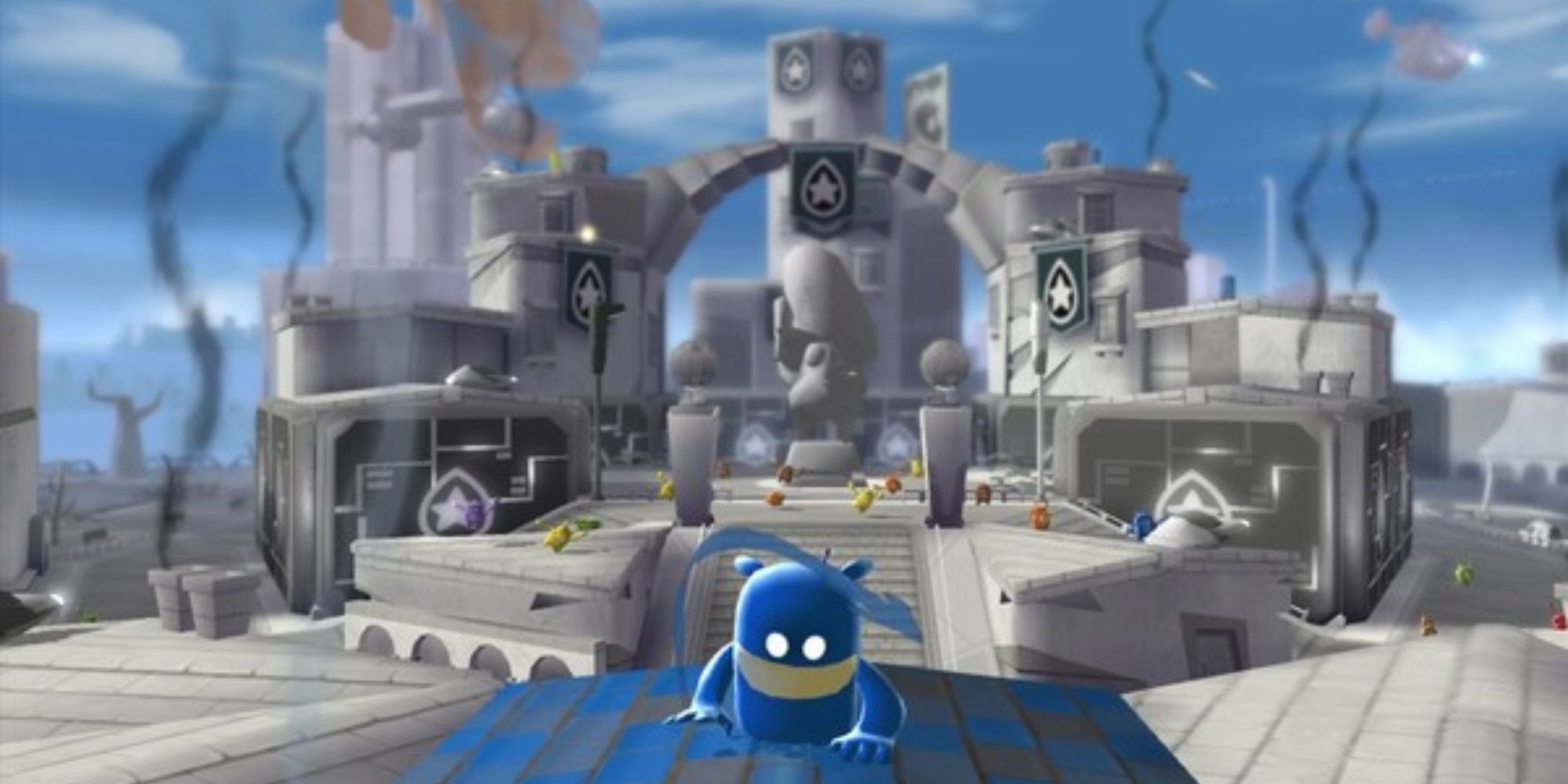 Скриншот с геймплеем из игры de Blob 2