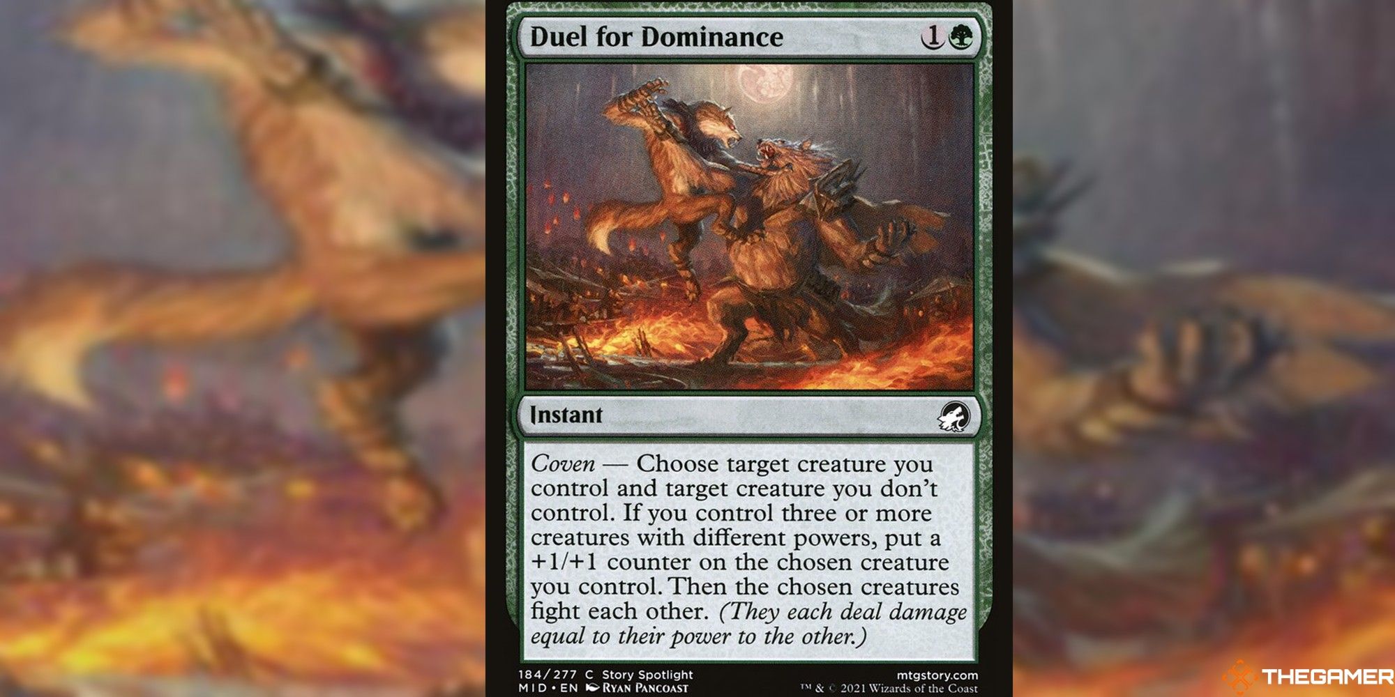 mtg duel for dominance full card and art background