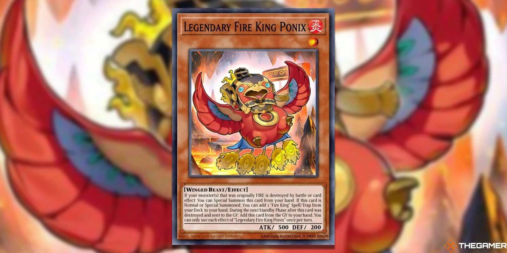 Legendary Fire King Ponix