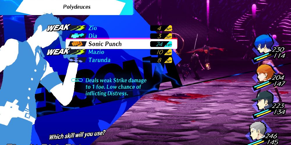 Persona 3 Reload Akihiko Sonic Punch