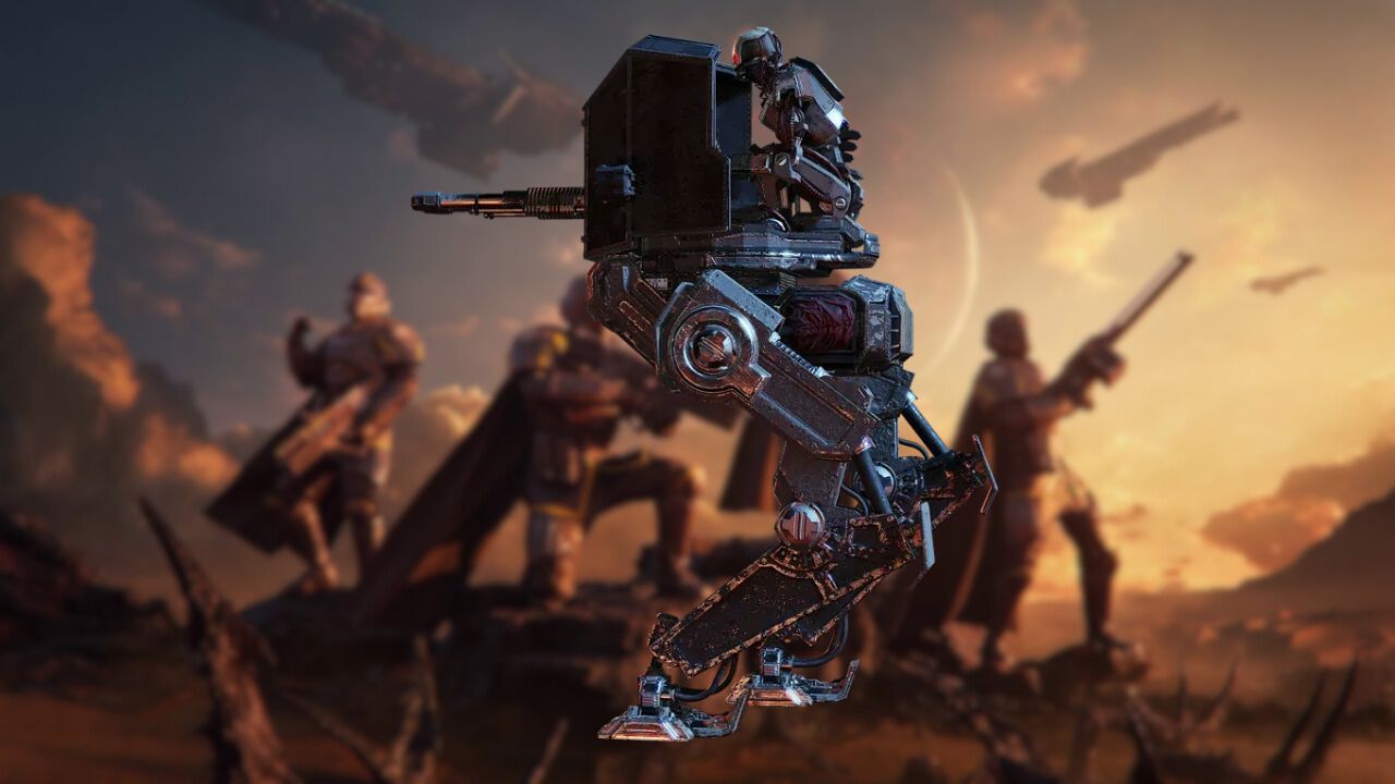 Scout Strider Automaton enemy type in Helldivers 2