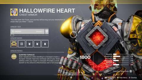 Hallowfire Heart (Aplicado ornamento)