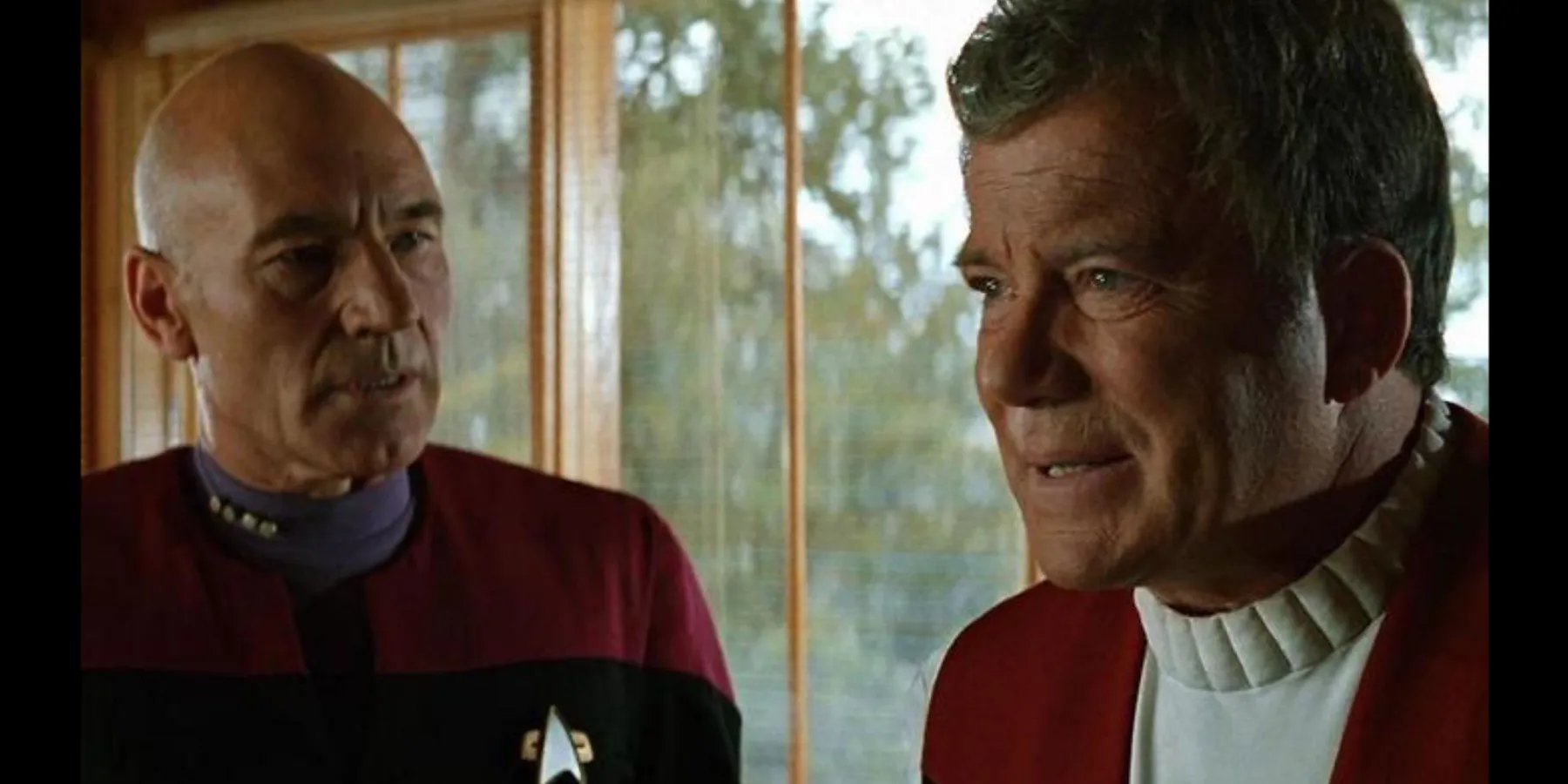Kirk and Picard