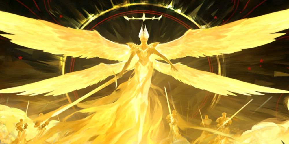 The Angelic Host Incursion event card in Solium Infernum