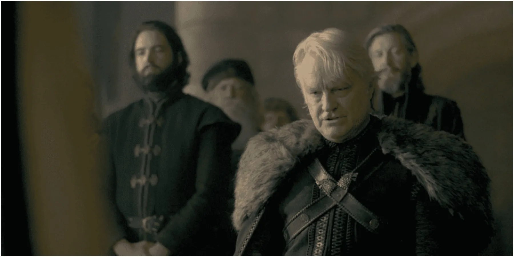 Lord Rickon Stark alla Fortezza Rossa in House of the Dragon.