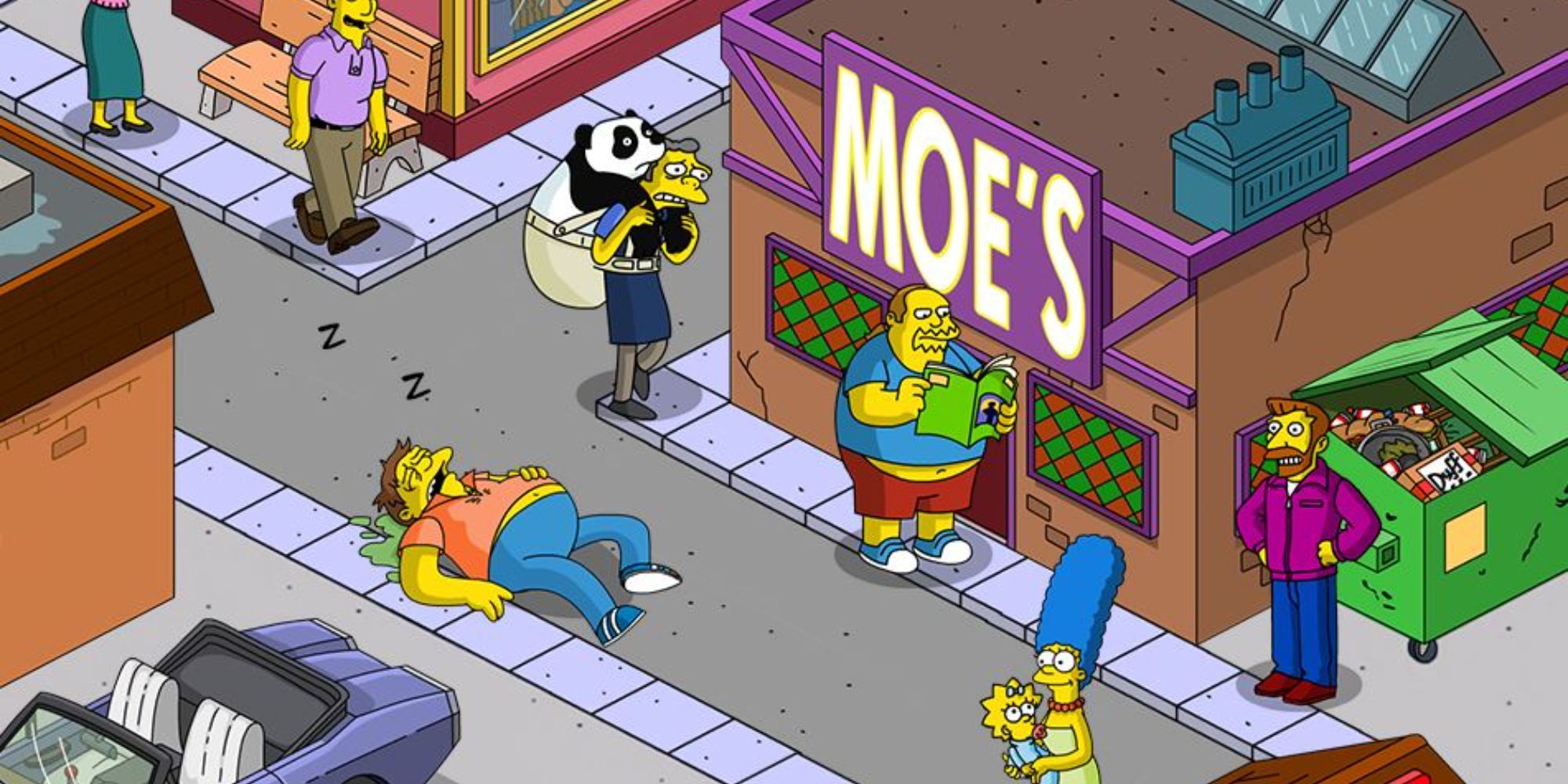 Best Mobile Simulation Games The Simpsons Tapped Out citizens of Springfield