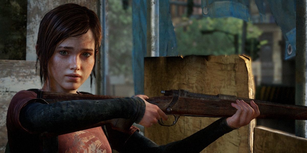 Ellie usa un fucile da caccia in The Last of Us