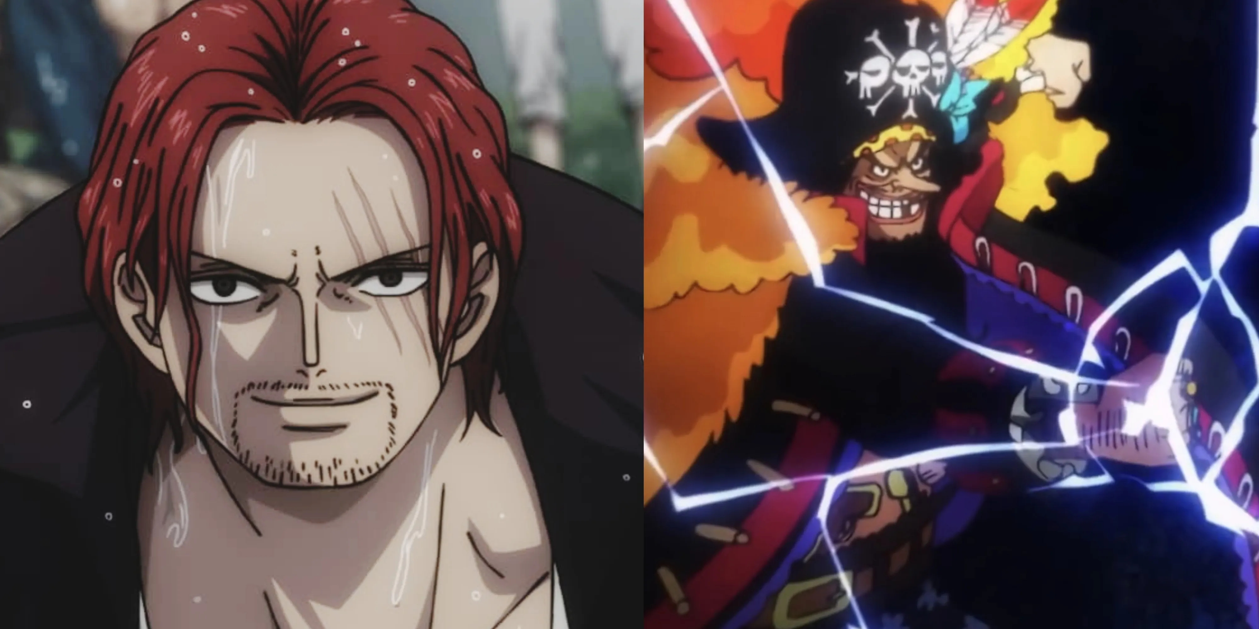Blackbeard and Shanks from One Piece