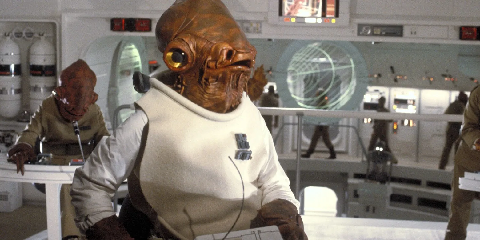 databankAdmiral Ackbar commands the Rebellion fleet and gets caught in trap