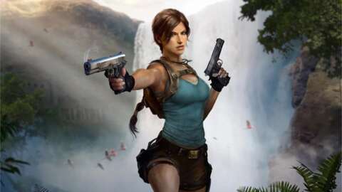 Lara Croft est habillée pour impressionner.