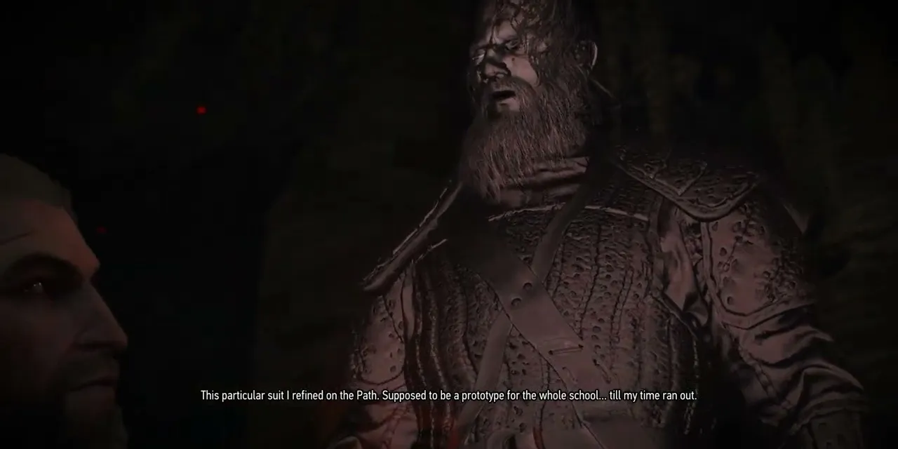 Geralt e Reinald in The Witcher 3: Wild Hunt