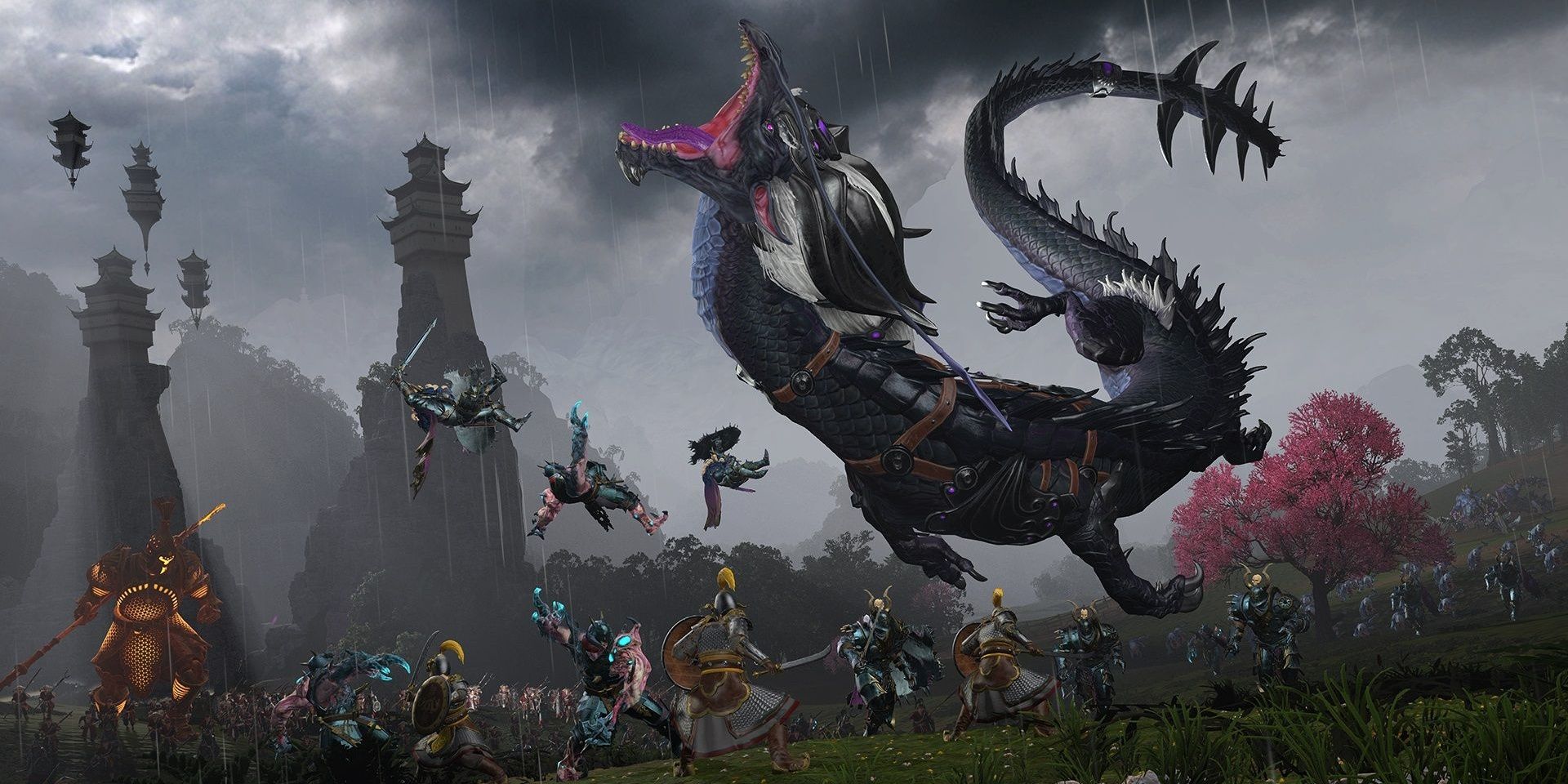 Total War Warhammer 3 Dragon Form