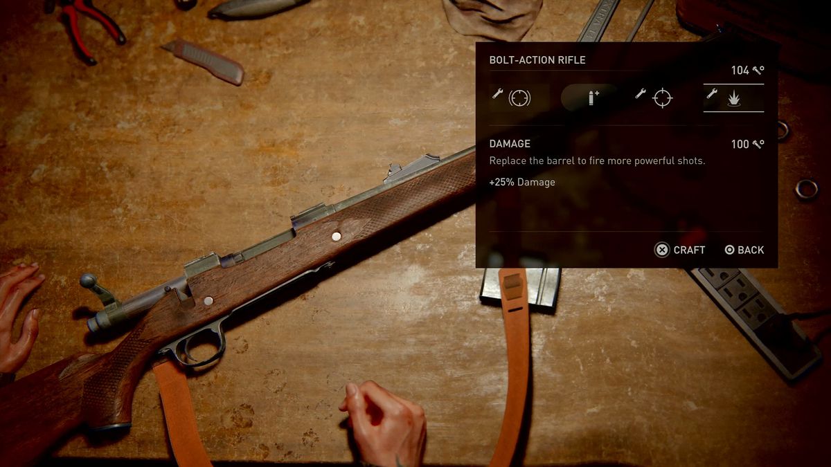 The Last of Us 2 suggerimenti per il miglioramento delle armi