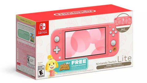 Nintendo Switch Lite - Edición de Isabelle's Aloha