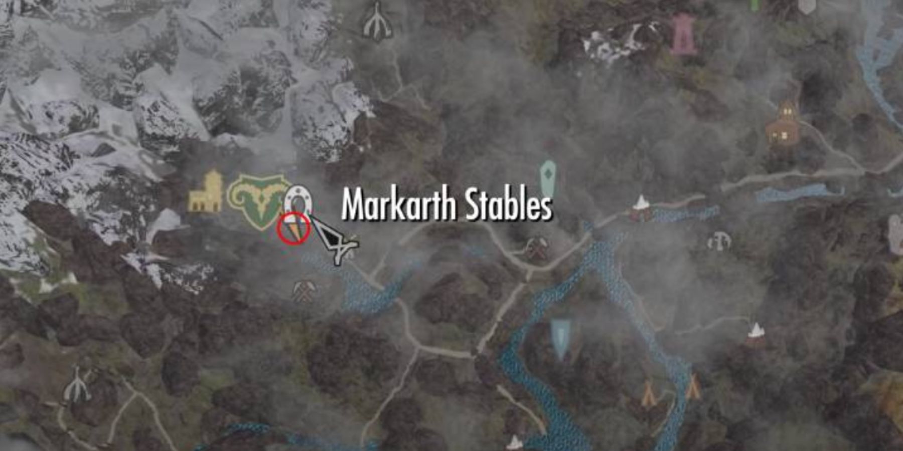Skyrim: Stagno delle scuderie di Markarth