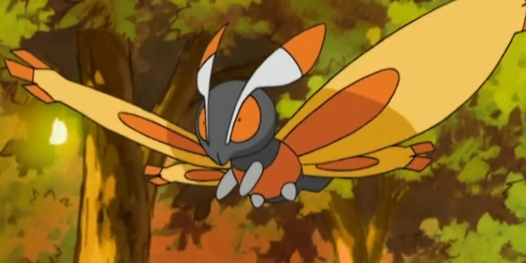 Mothim en el Anime de Pokémon