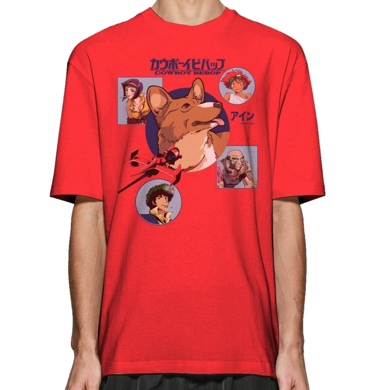 T-shirt rouge Cowboy Bebop