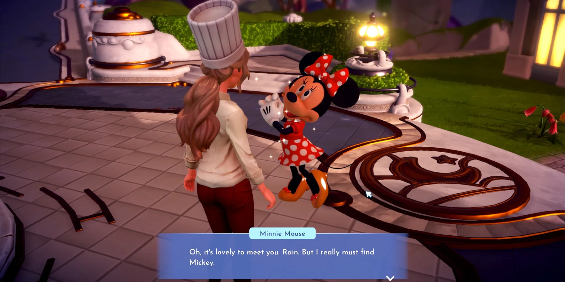 como salvar a Minnie em Disney Dreamlight Valley
