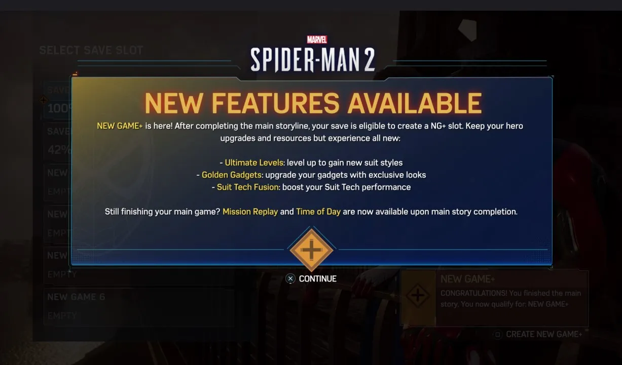 actualización nueva de spider-man 2