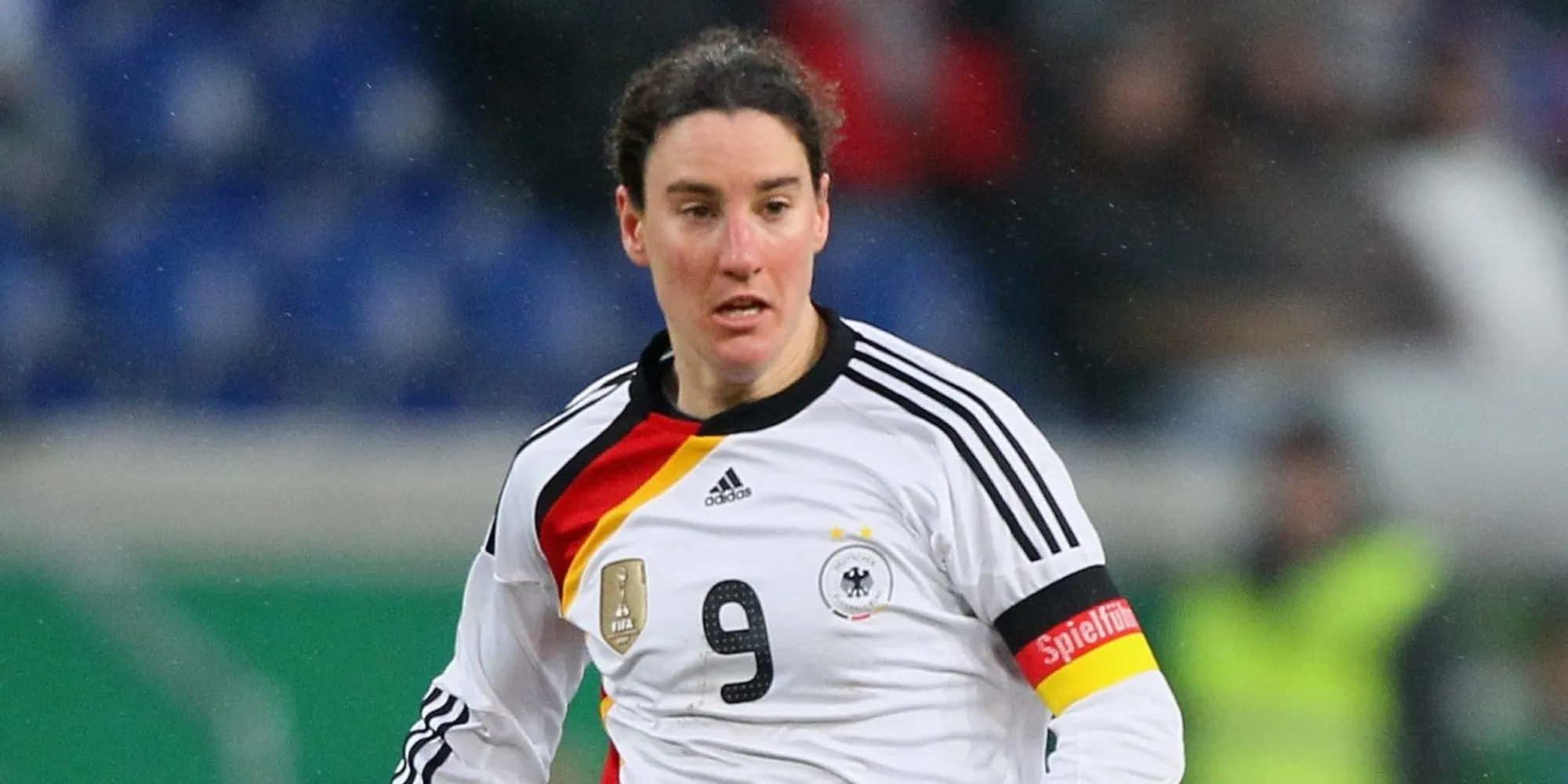 Birgit Prinz jugando para Alemania