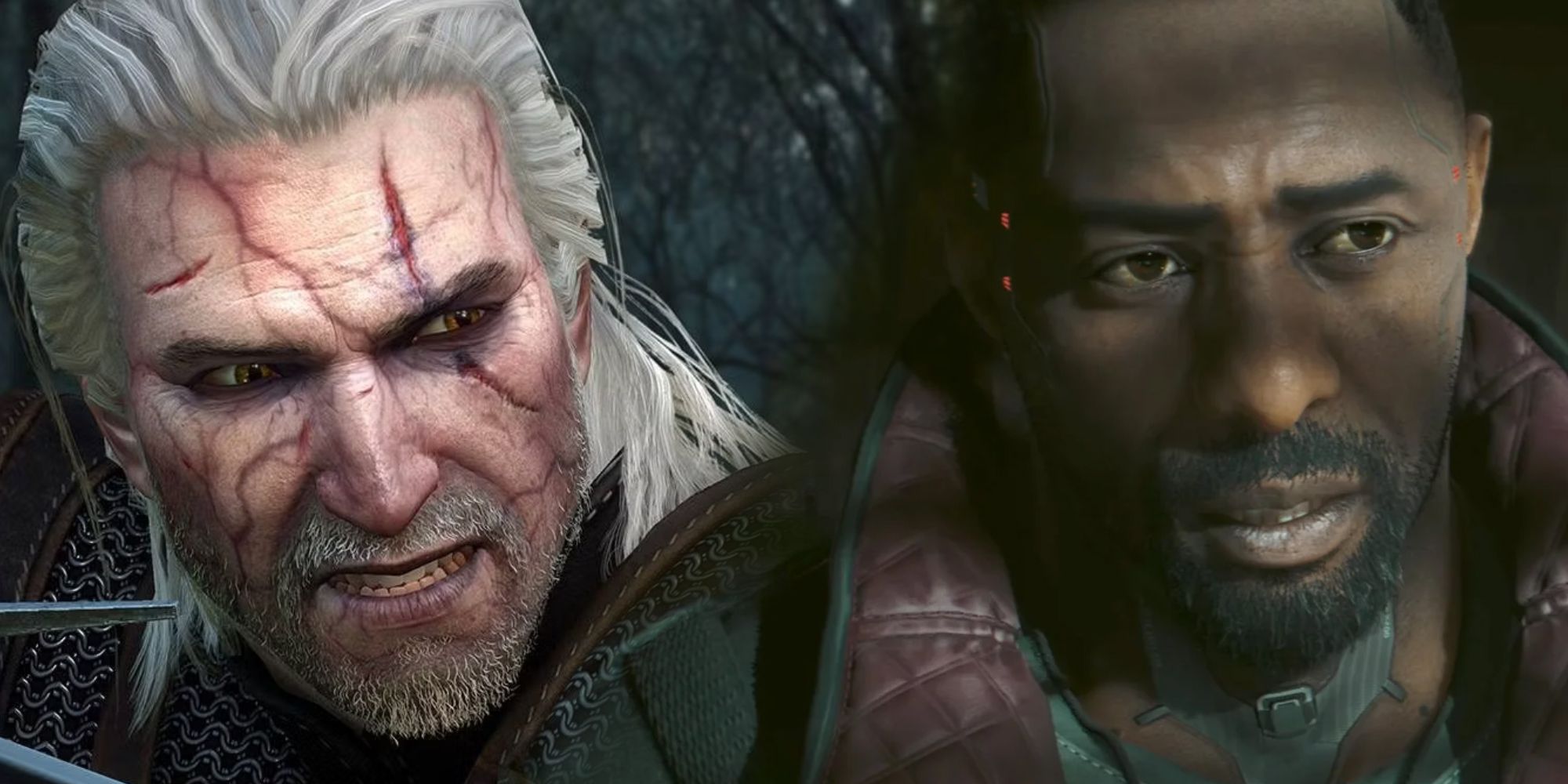 Witcher 3 Geralt Cyberpunk 2077 Solomon Reed