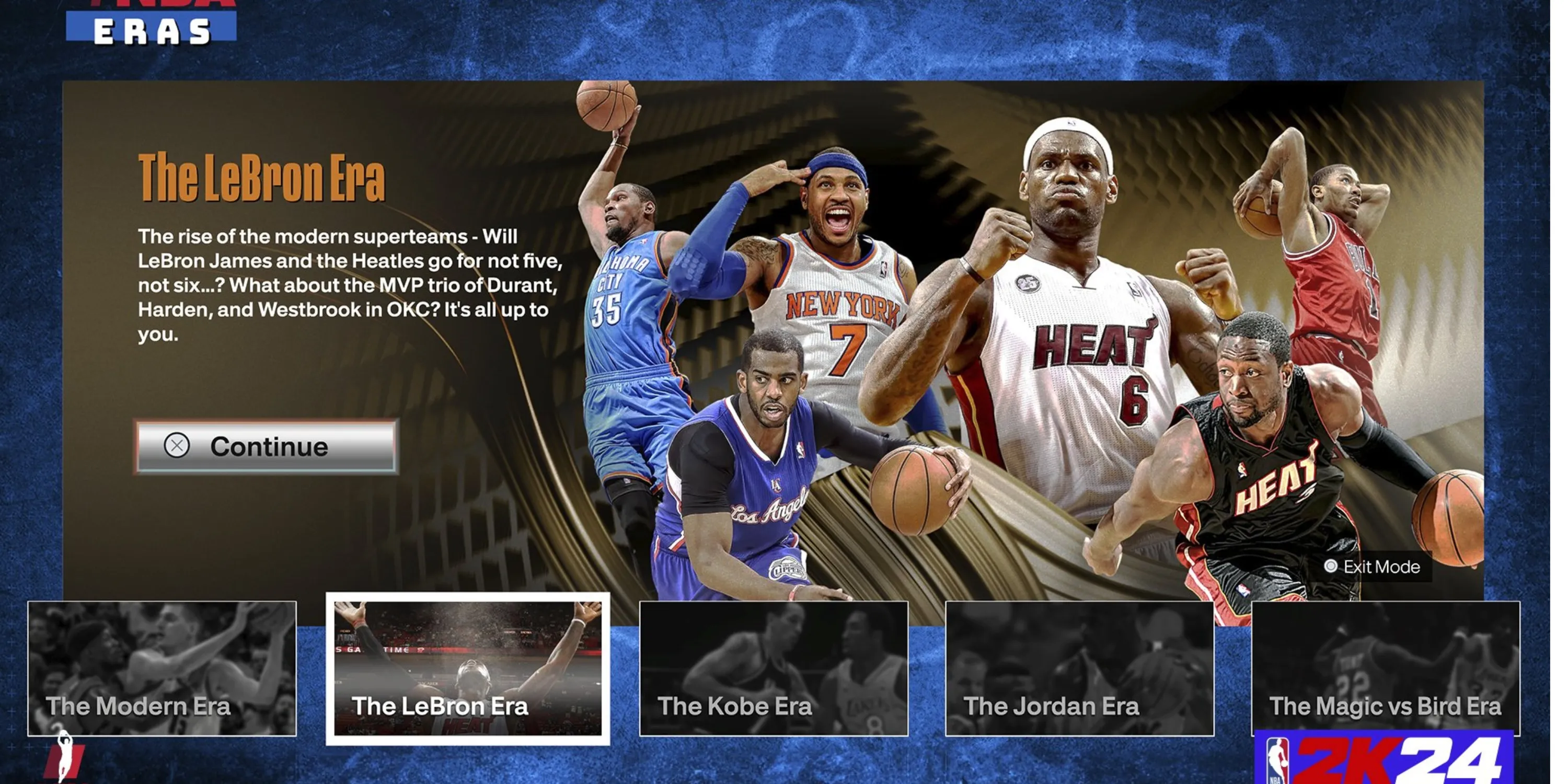 NBA 2K24 詹姆斯时代
