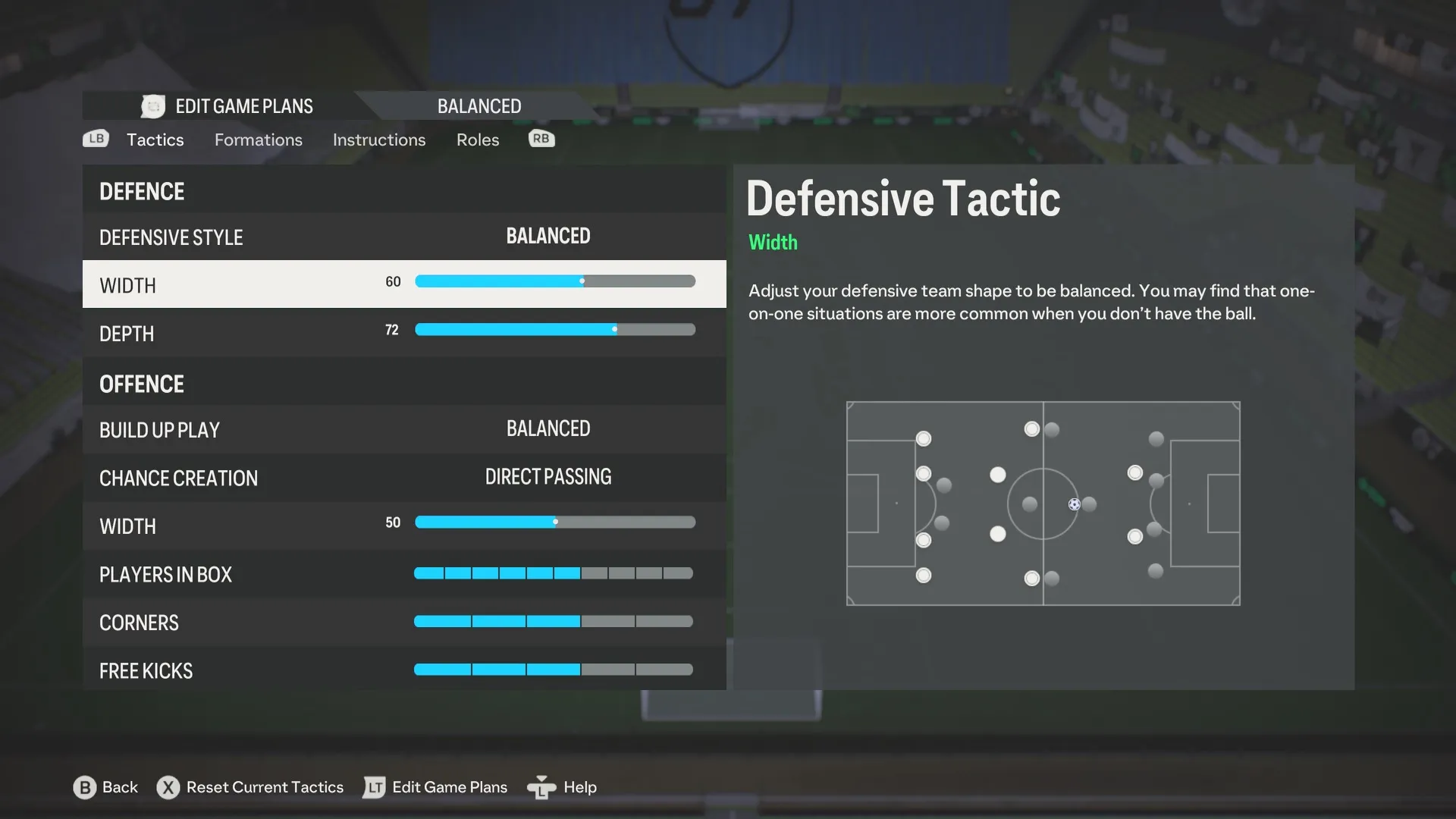 Custom Tactics for a 4-3-3 in EA Sports FC 24