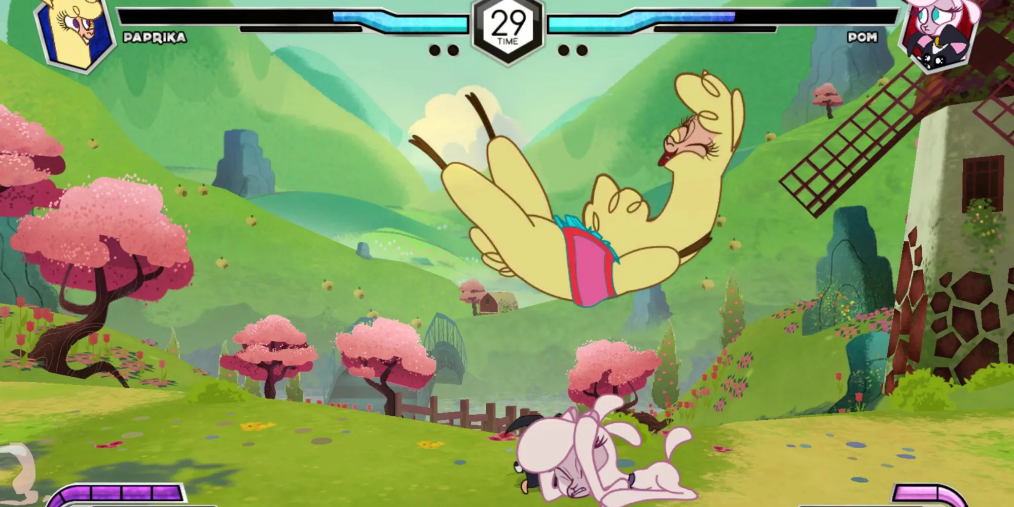 Them's Fightin' Herds - Paprika usa animazioni ingannevoli a suo vantaggio