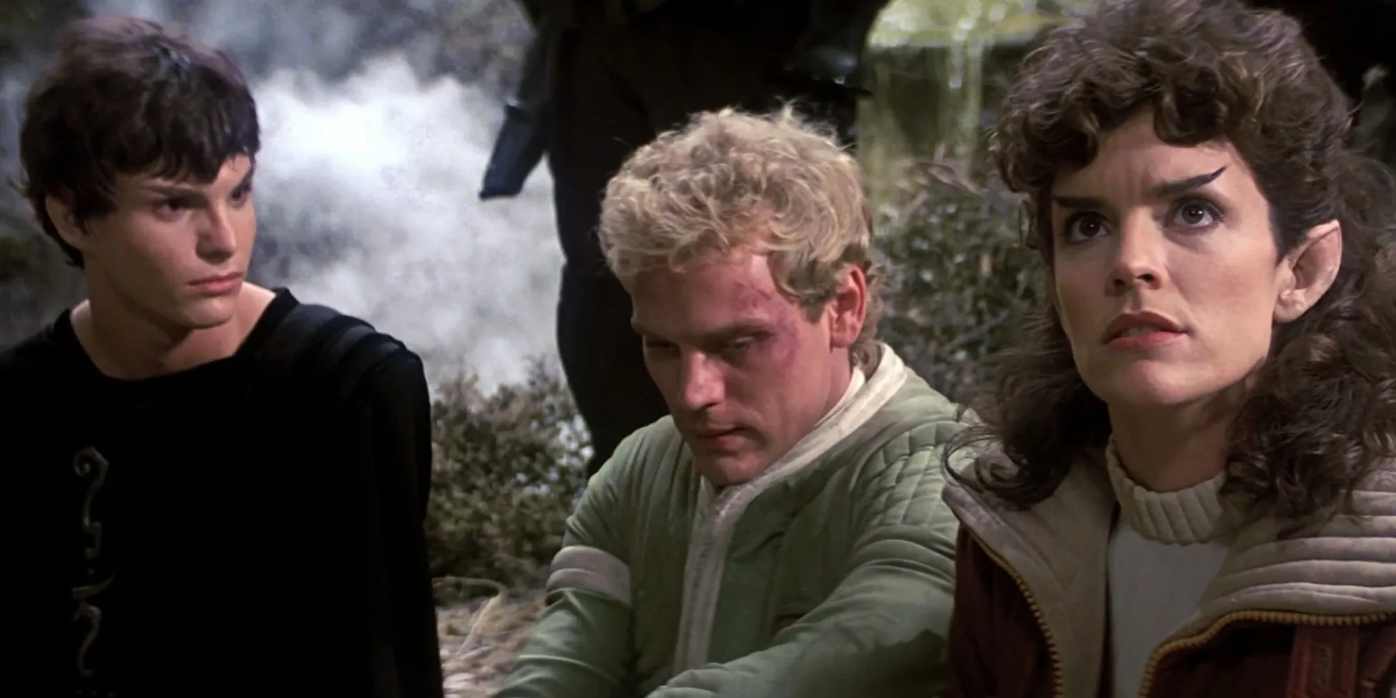 年轻的斯波克，大卫·马库斯，和塞维克在创世纪星际迷航III中