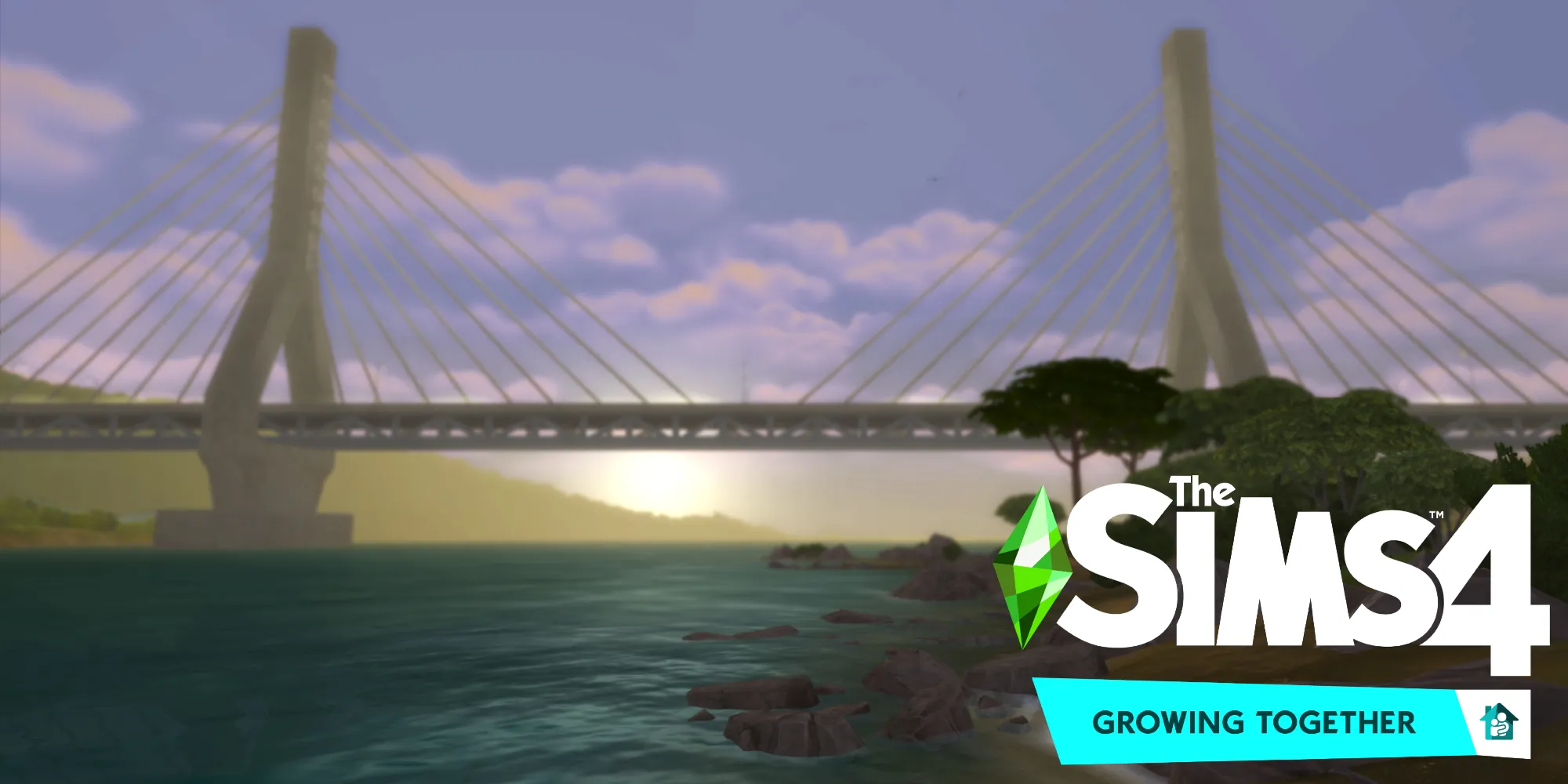 一张日落中的圣塞奎亚桥的照片。这个来自共同成长的世界是游戏中最热的之一。
