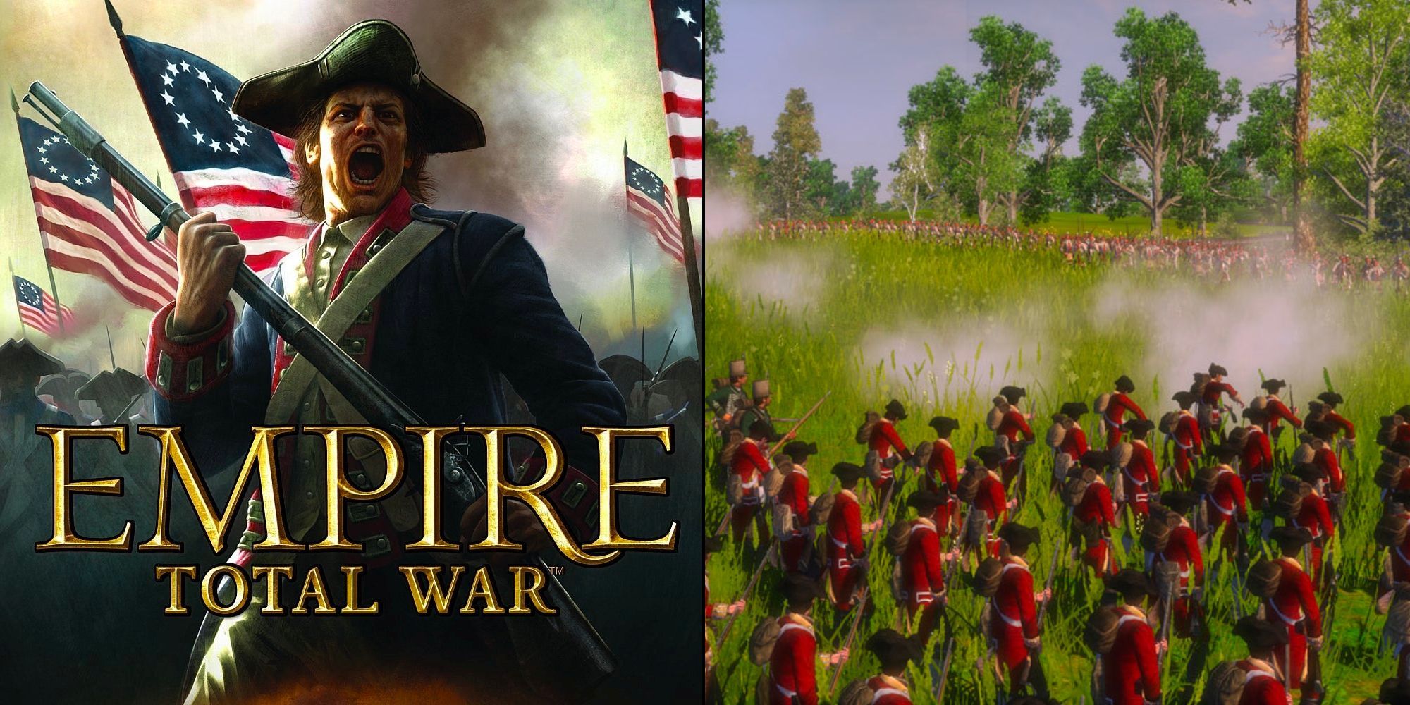 Empire: Total War Logo and Gameplay