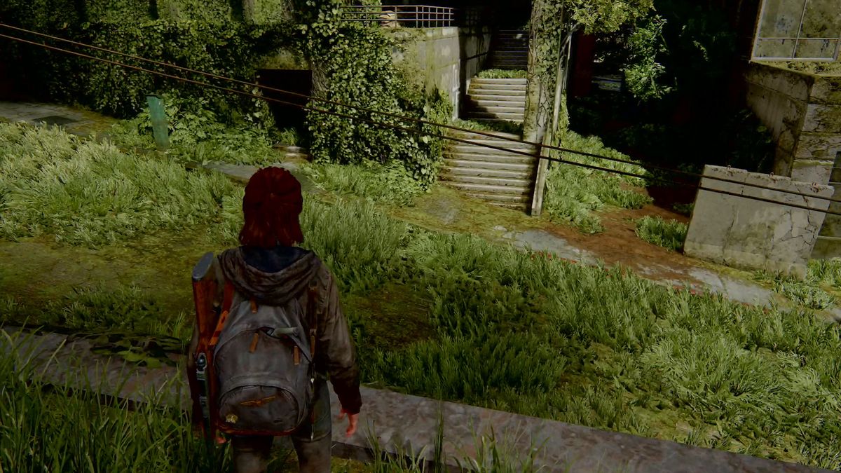 Запасной сташ на лестнице из The Last of Us