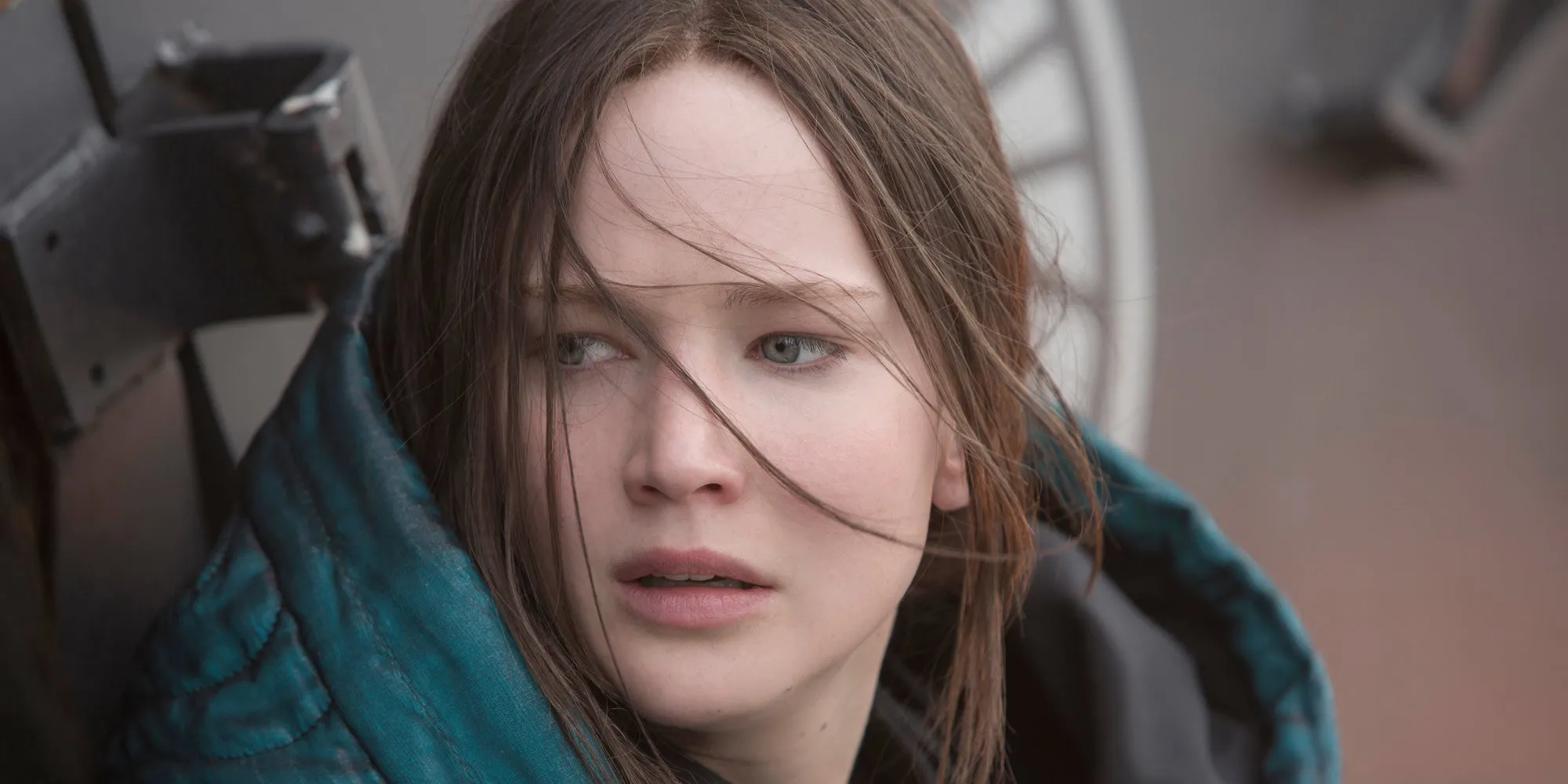 Katniss Everdeen (Jennifer Lawrence) dans Hunger Games, La Révolte - Partie 2