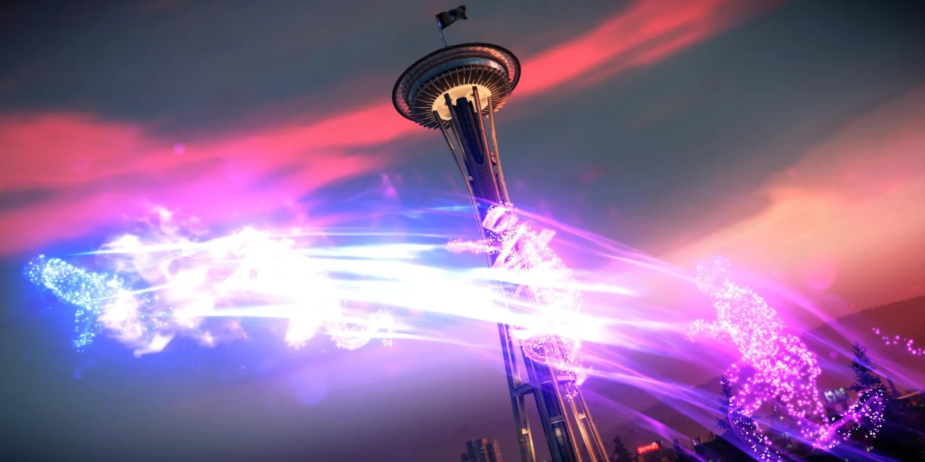 infamous second son neon sprint space needle