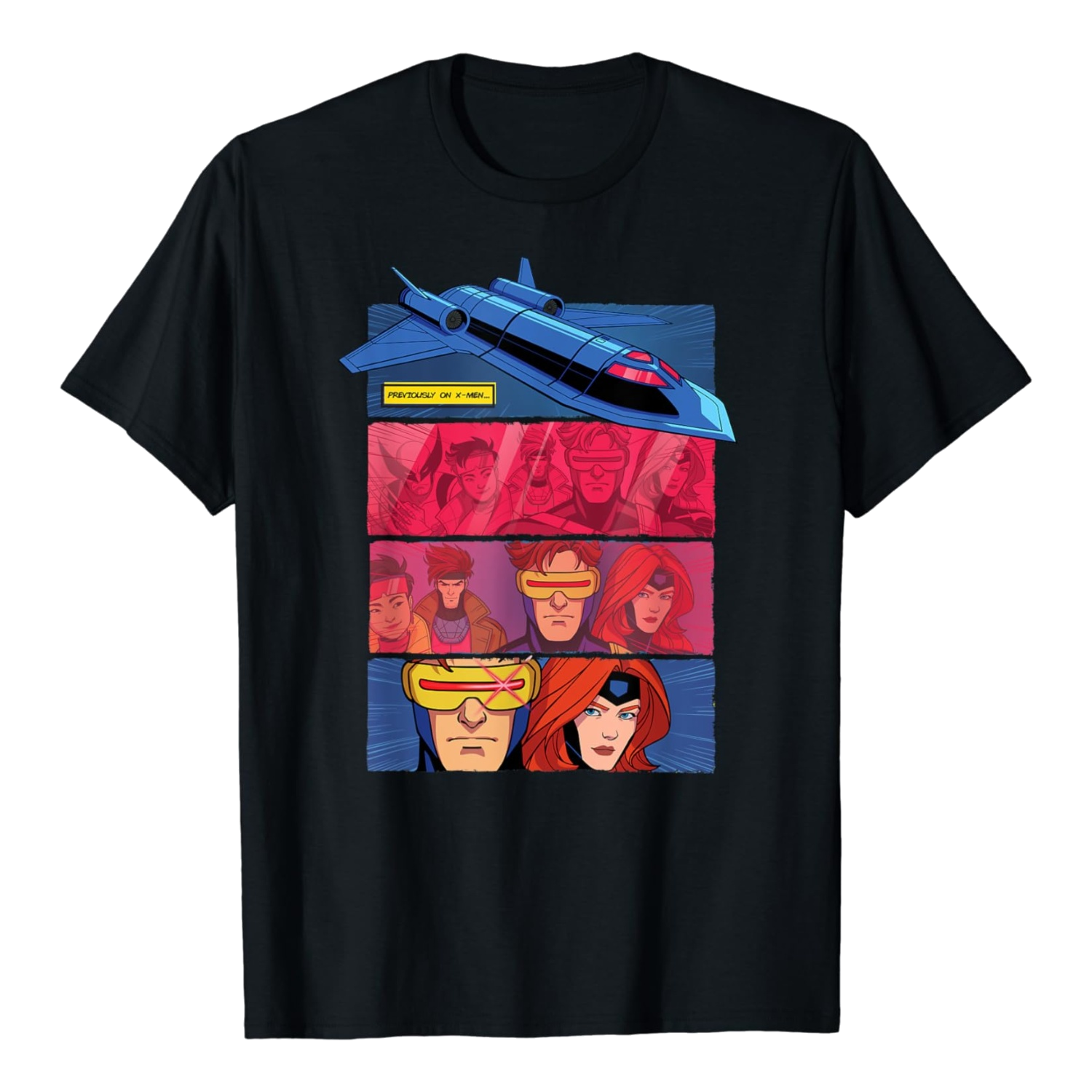 Camiseta X-Men Anteriormente