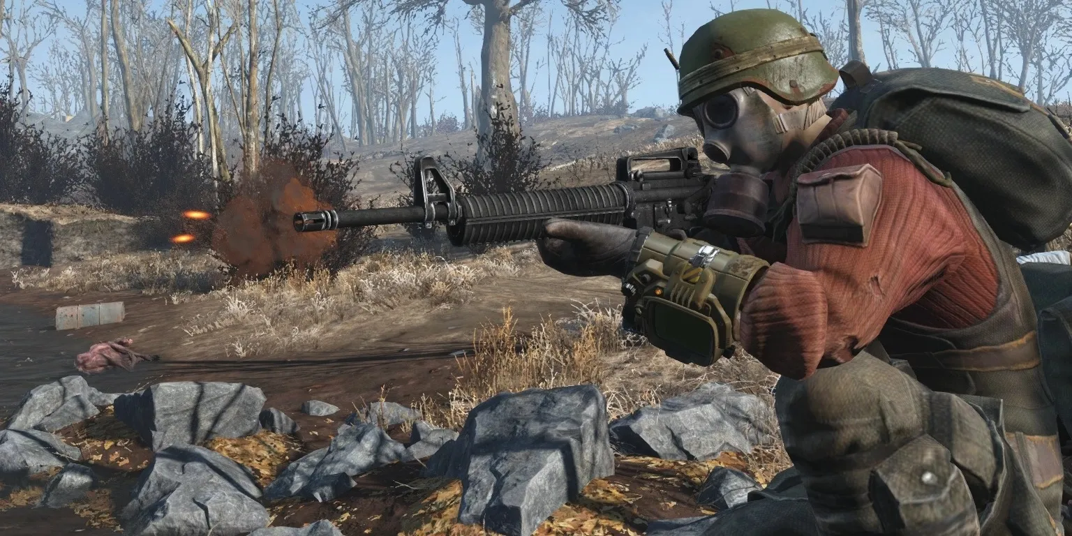 Fallout 4 Mod M2216 - Fusil d'assaut autonome