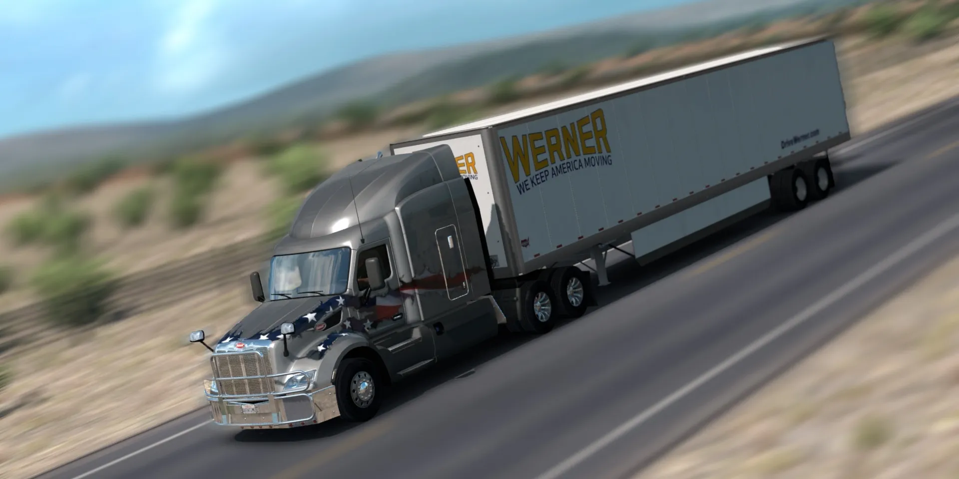 美国卡车模拟器Werner拖车