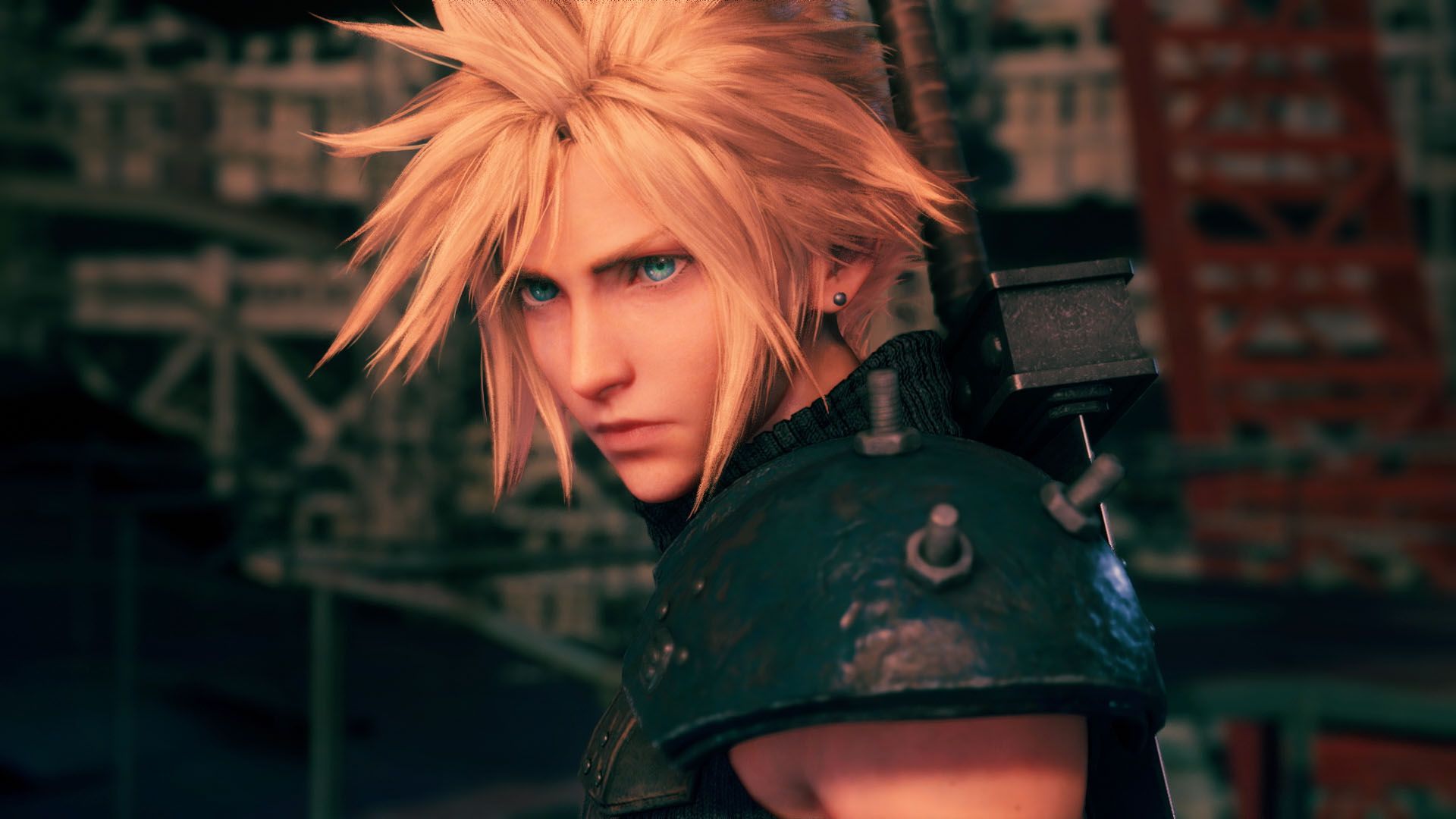 Un'immagine di Cloud Strife da Final Fantasy 7 Remake