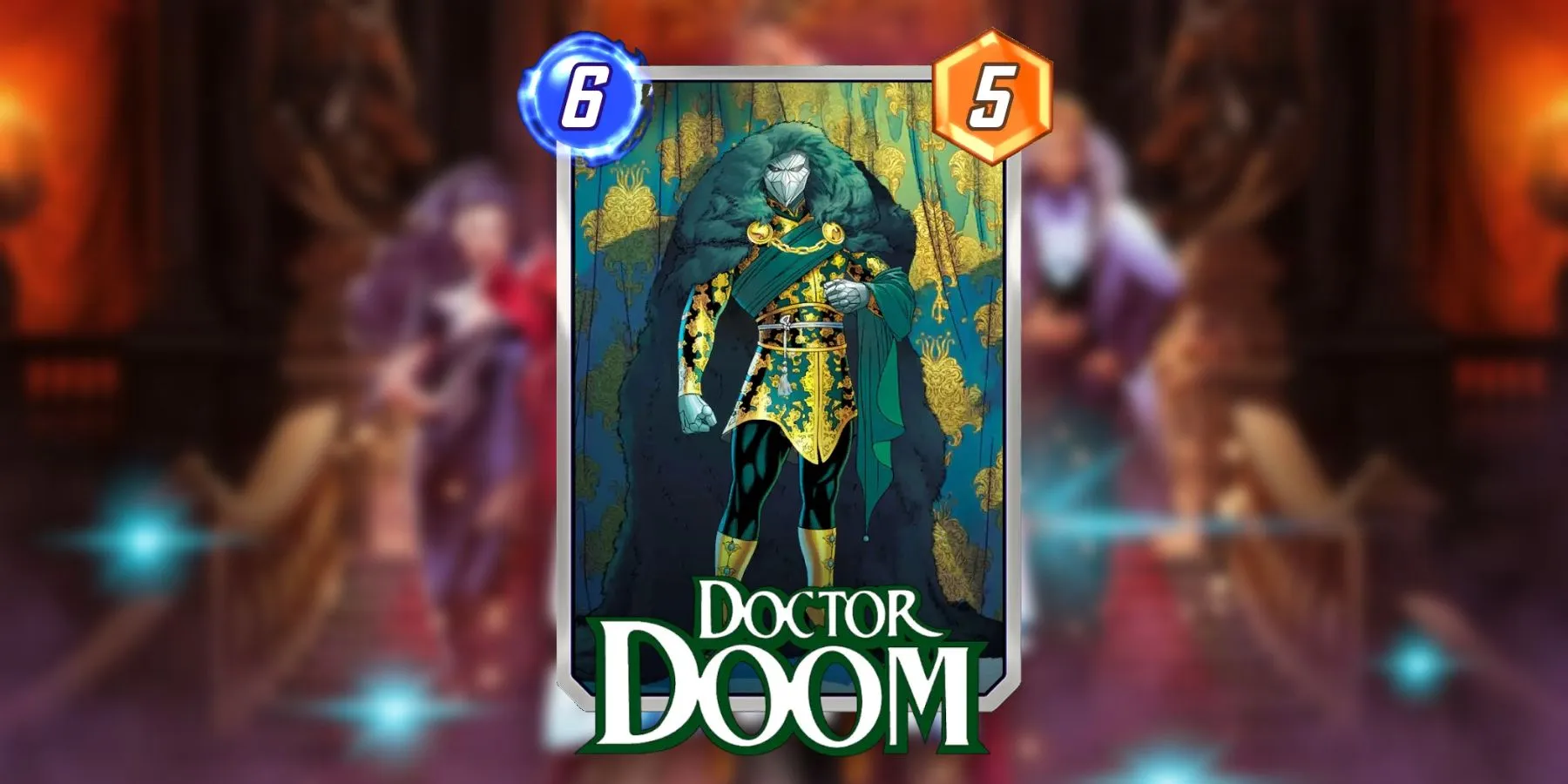 doctorm doom hellfire gala variant en marvel snap.