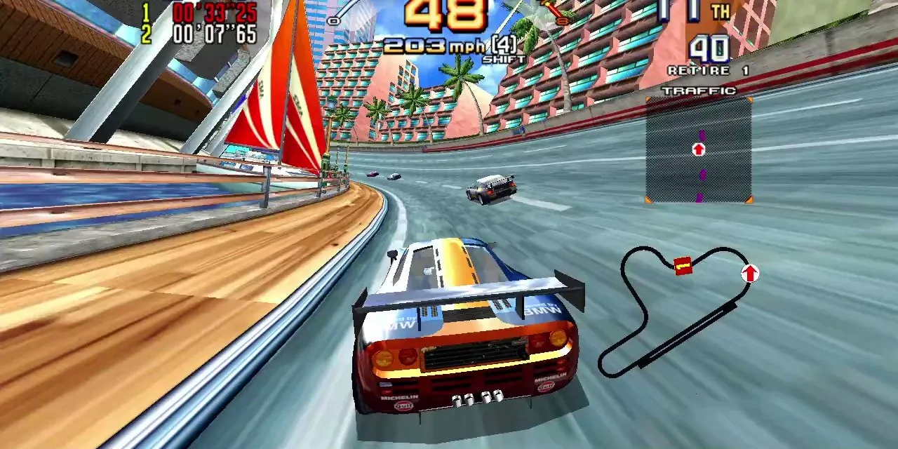 Mejores juegos de carreras de Sega - Scud Race