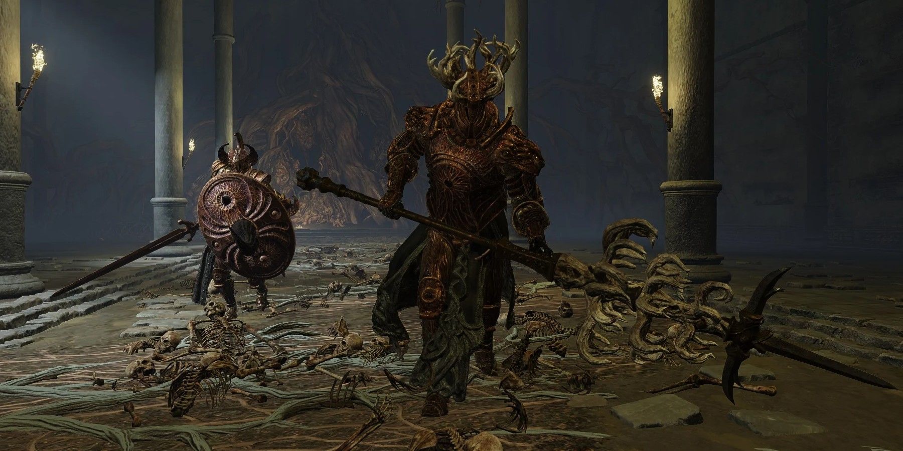 Screenshot dei Crucible Knights in Elden Ring
